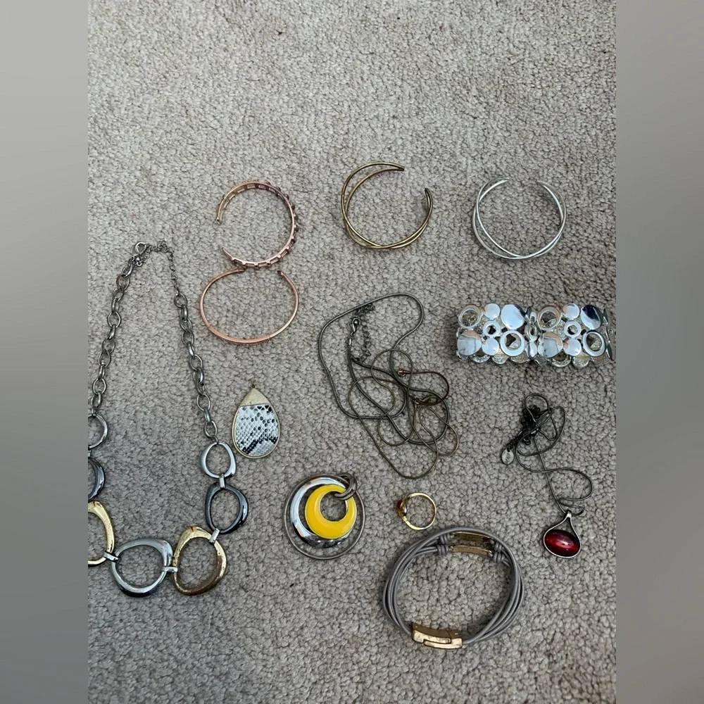 13 Piece  Mixed Metal Jewelry Set- Flawed